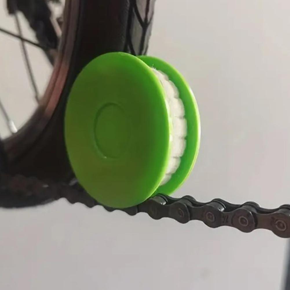 Bicycle Chain Lubricant - 携帯用自転車チェーンオイラー ローラー潤滑剤 ルブリケーター ディスク自転車チェーン潤滑剤 自転車修理ツール サイクリング用具