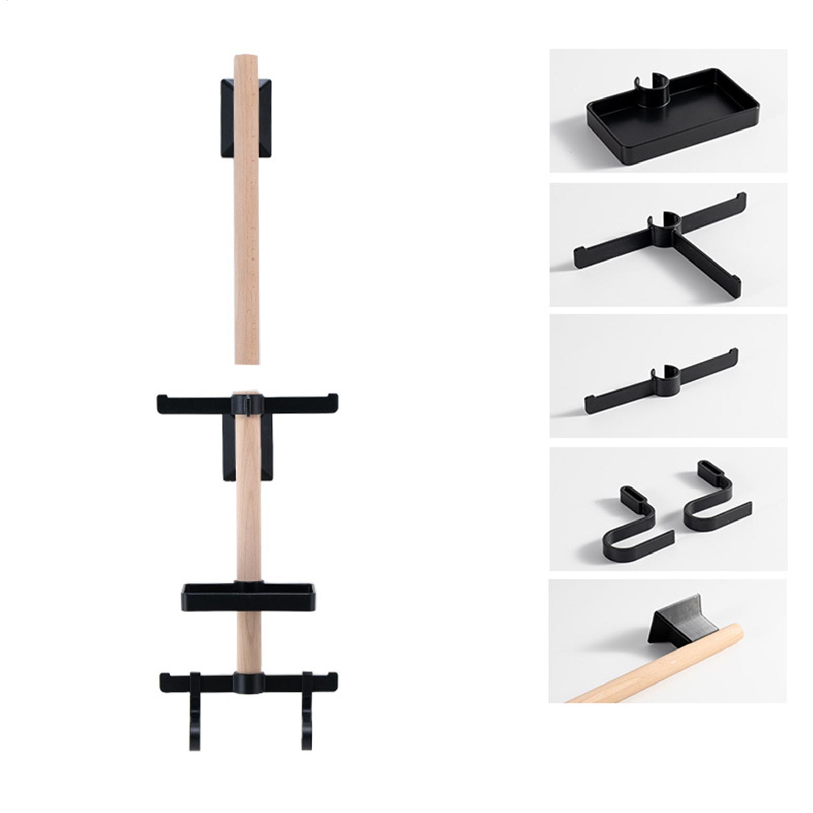 Cycling Gear Wall Organizer - 垂直サイクリングギアオーガナイザーラック、自転車アクセサリー、ヘルメット、メガネ用の壁掛けホルダー、自宅のガレージや作業場の整理整頓に。