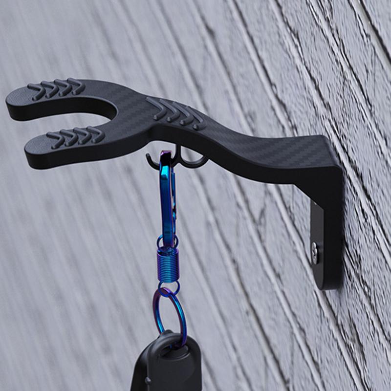 Cycling Gear Stand - オートバイのヘッドギアフックオートバイヘルメットホルダーヘルメットフックウォールマウントサッカー自転車帽子ハンガースタンドキャップ用ウォールラック