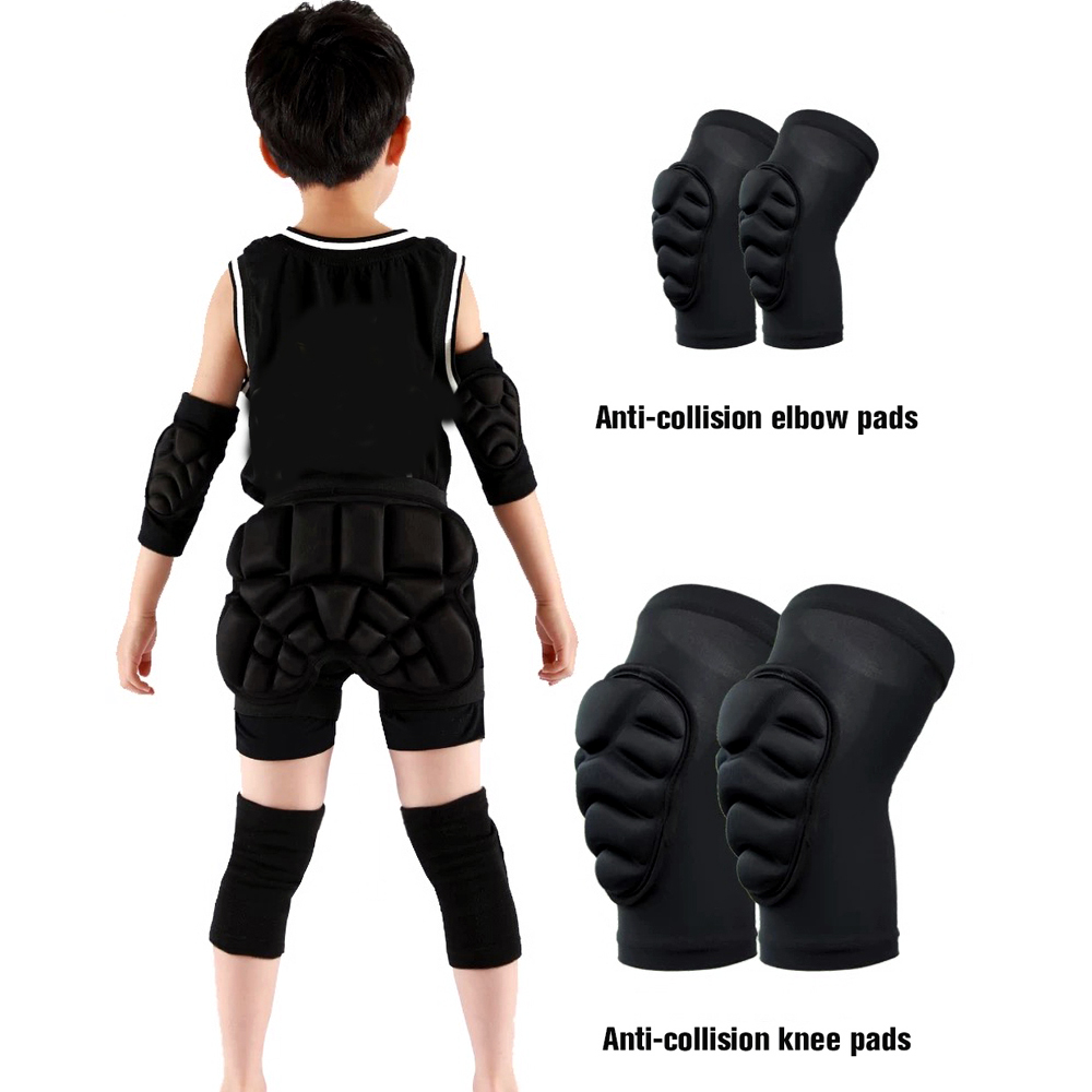 1 ペア子供用膝パッドと肘パッドセット幼児ソフト保護具、スポ - Cycling Gear For Kids のレビューと価格
