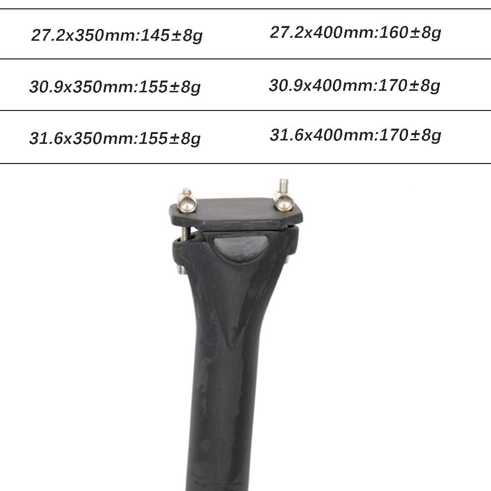 elitaone MTB/ロードバイクシートポストカーボン  - Carbon Fiber Saddle のレビューと価格