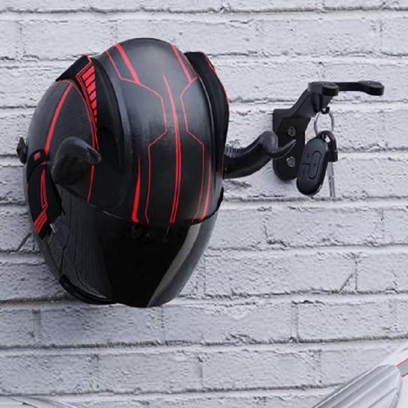 2/3個入り オートバイヘルメットホルダー 壁掛けフック ギ - Cycling Gear Stand のレビューと価格
