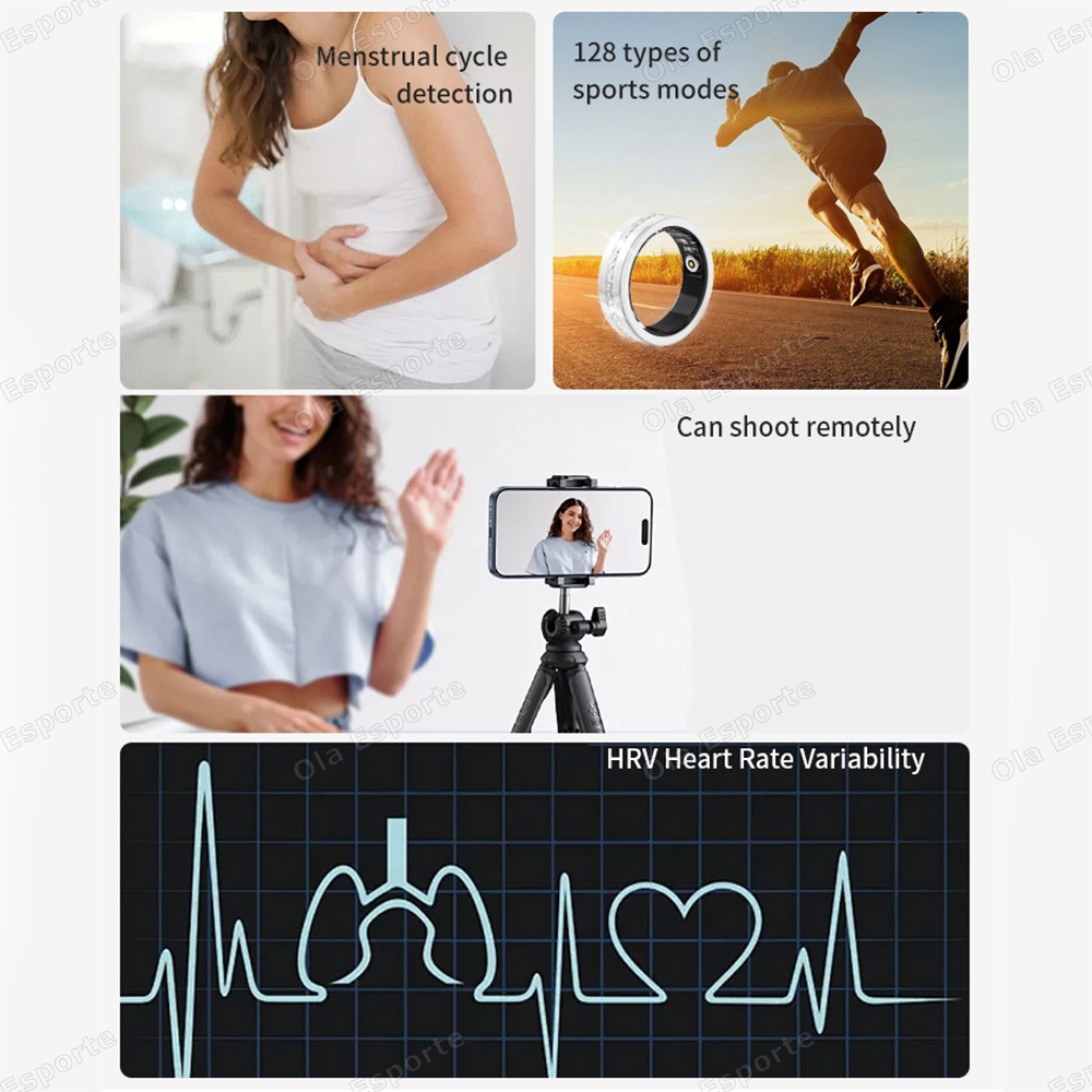 2025年新型スマートリング 女性 心拍数 睡眠 健康モニタ - Cycling Heart Rate Monitor のレビューと価格