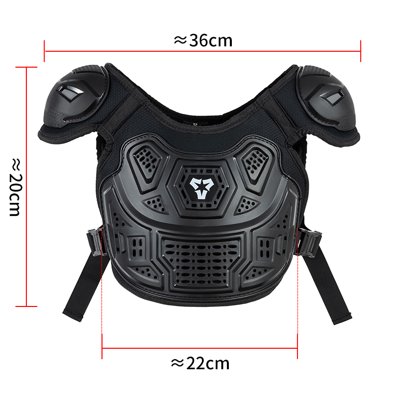 子供用バイク乗車用ボディアーマー キッズモトクロスバックベス - Cycling Gear For Kids のレビューと価格