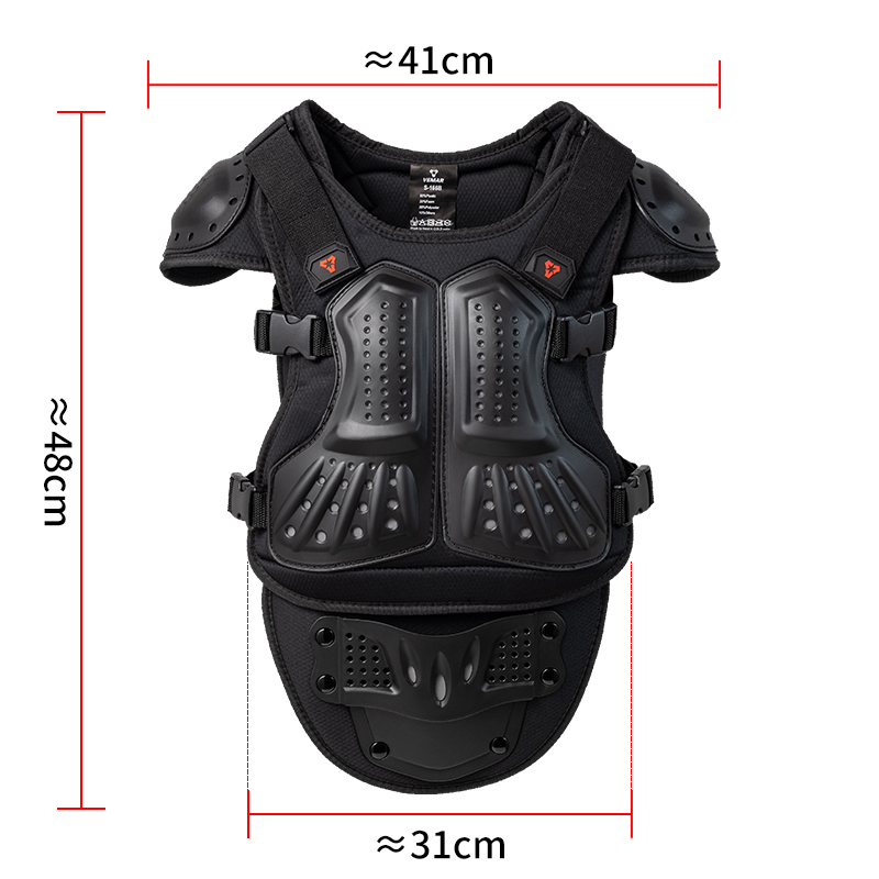 子供用バイク乗車用ボディアーマー キッズモトクロスバックベス - Cycling Gear For Kids のレビューと価格