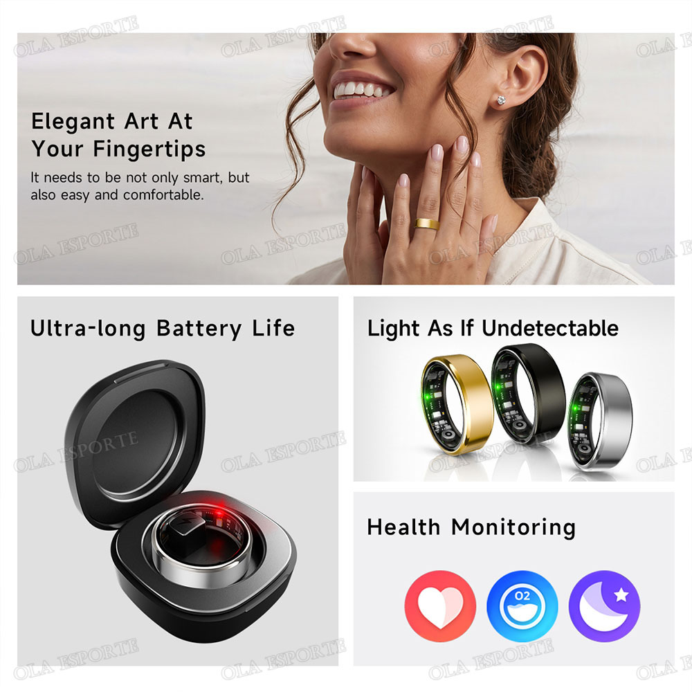 スマートリングヘルストラッカー – 心拍数＆血中酸素モニター - Cycling Heart Rate Monitor のレビューと価格