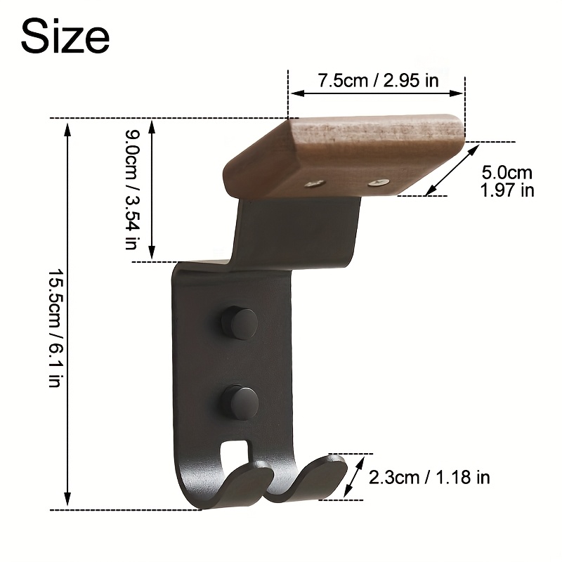 オートバイヘルメットホルダー無垢材強力スチールデザインヘルメ - Cycling Gear Wall Organizer のレビューと価格