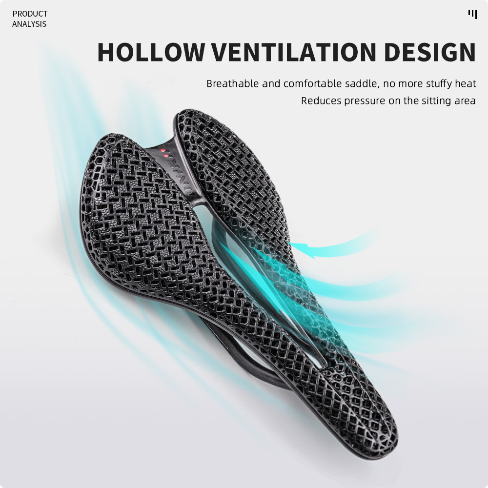 ONIRII 3D プリント自転車サドルカーボン中空シート  - Carbon Fiber Saddle のレビューと価格