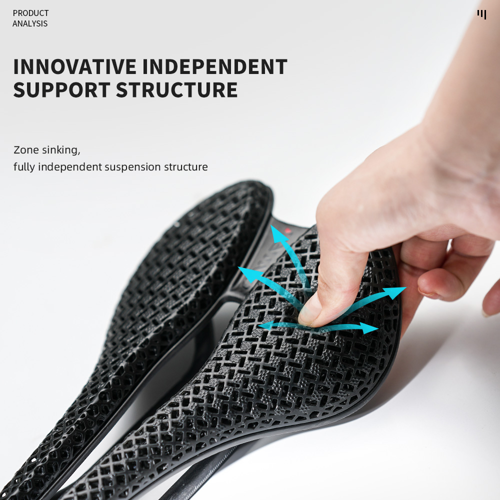 ONIRII 3D プリント自転車サドルカーボン中空シート  - Carbon Fiber Saddle のレビューと価格