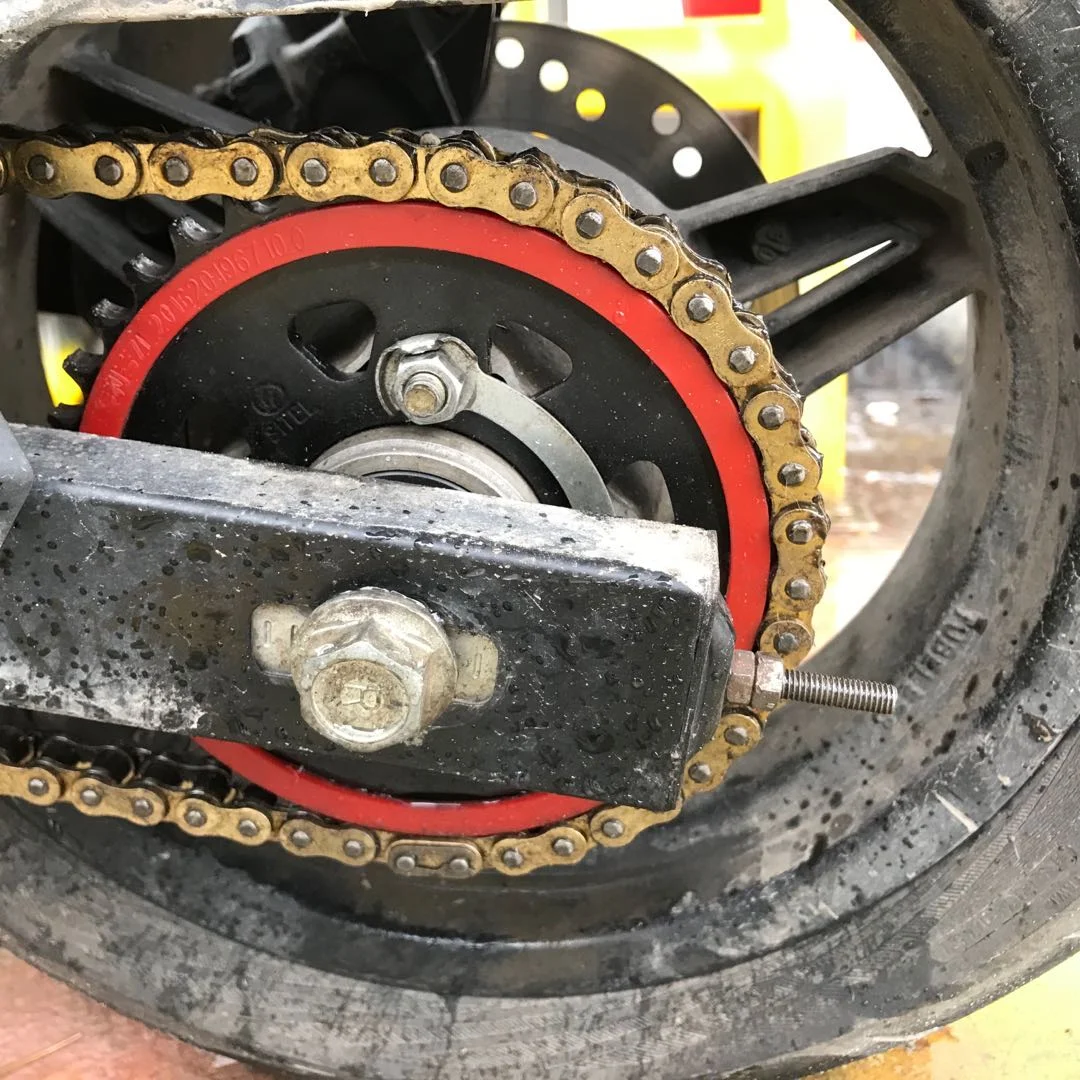 オートバイゴールドオイルシールチェーンセット 420チェーン - Bicycle Chain Lubricant のレビューと価格