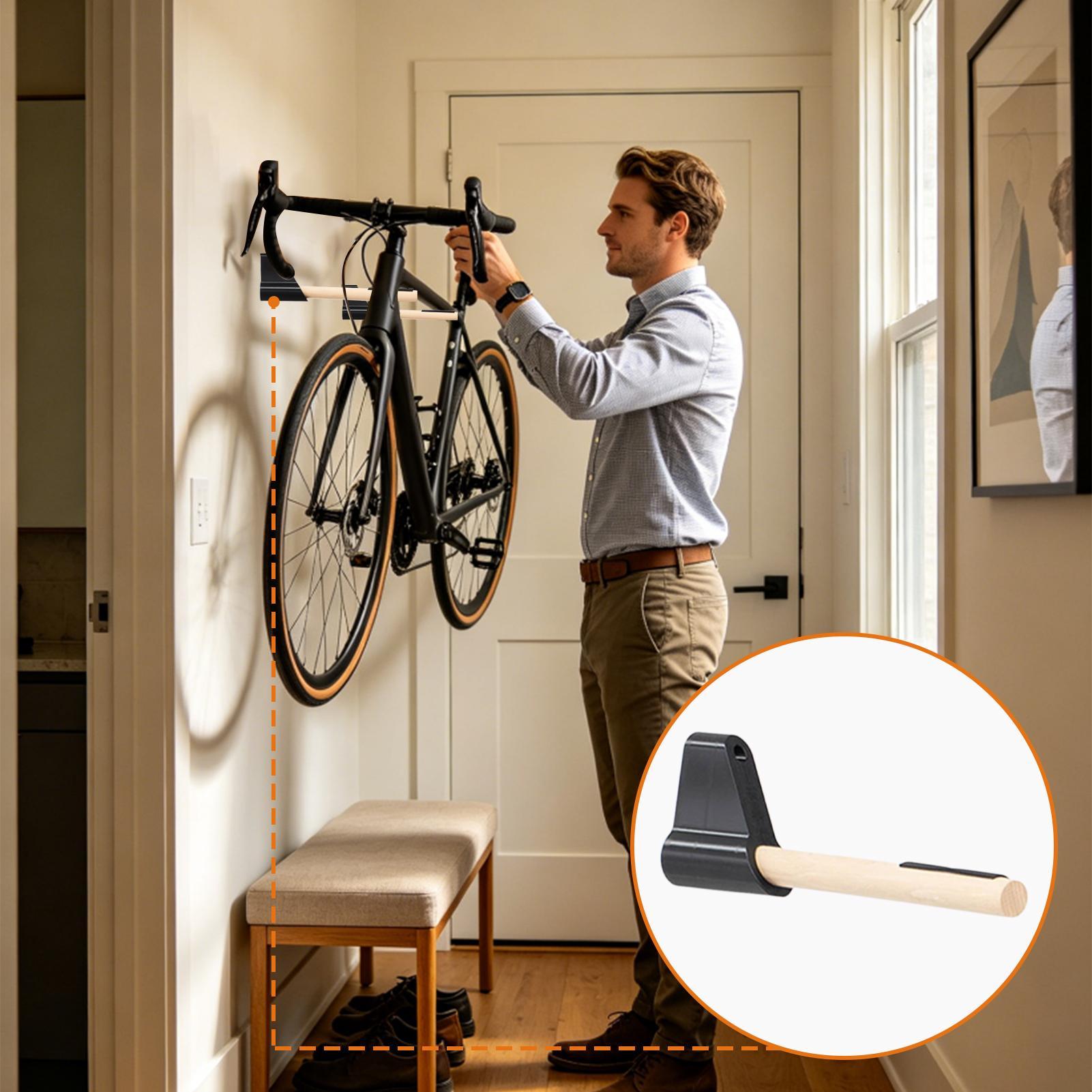 自転車収納ハンガー 自転車壁掛けガレージ 自転車収納マウント - Cycling Gear Stand のレビューと価格