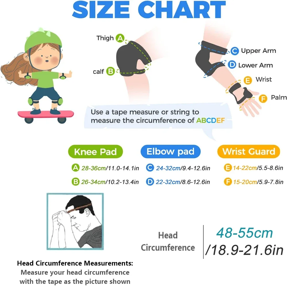 キッズバイクヘルメット膝肘リストパッド、幼児ヘルメット、自転 - Cycling Gear For Kids のレビューと価格