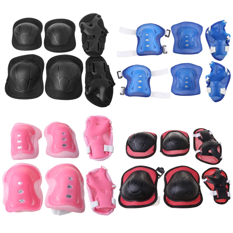 6点セット子供用保護具セット、子供用膝パッド、幼児用膝肘パッ - Cycling Gear For Kids のレビューと価格