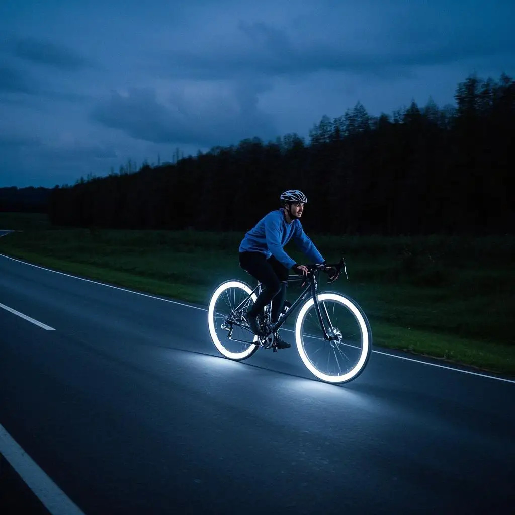 暗闇で光る反射ステッカー バイクライト マウント付き ヘルメ - Cycling Gear Stand のレビューと価格