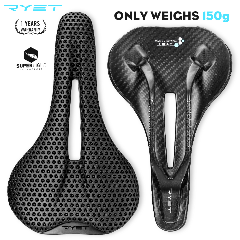 RYET T50 カーボンファイバー 3D プリント自転車サ - Carbon Fiber Saddle のレビューと価格