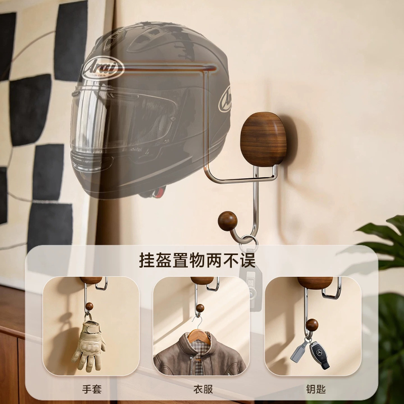 壁掛け式ヘルメット収納ラック 穴あけ不要 高耐久性 ヘルメッ - Cycling Gear Wall Organizer のレビューと価格