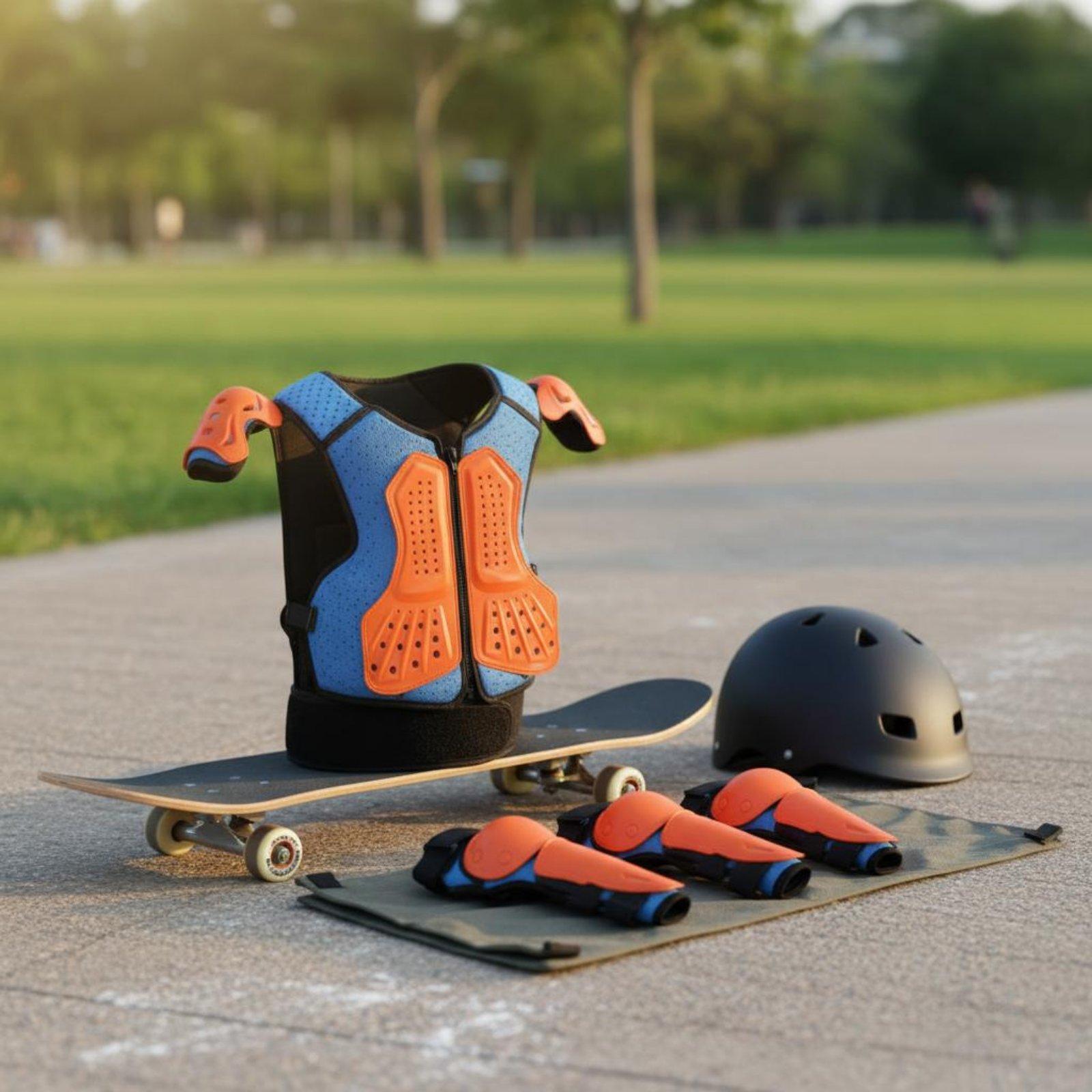 子供用調節可能なプロテクター、サイクリングやスケートボード用 - Cycling Gear For Kids のレビューと価格