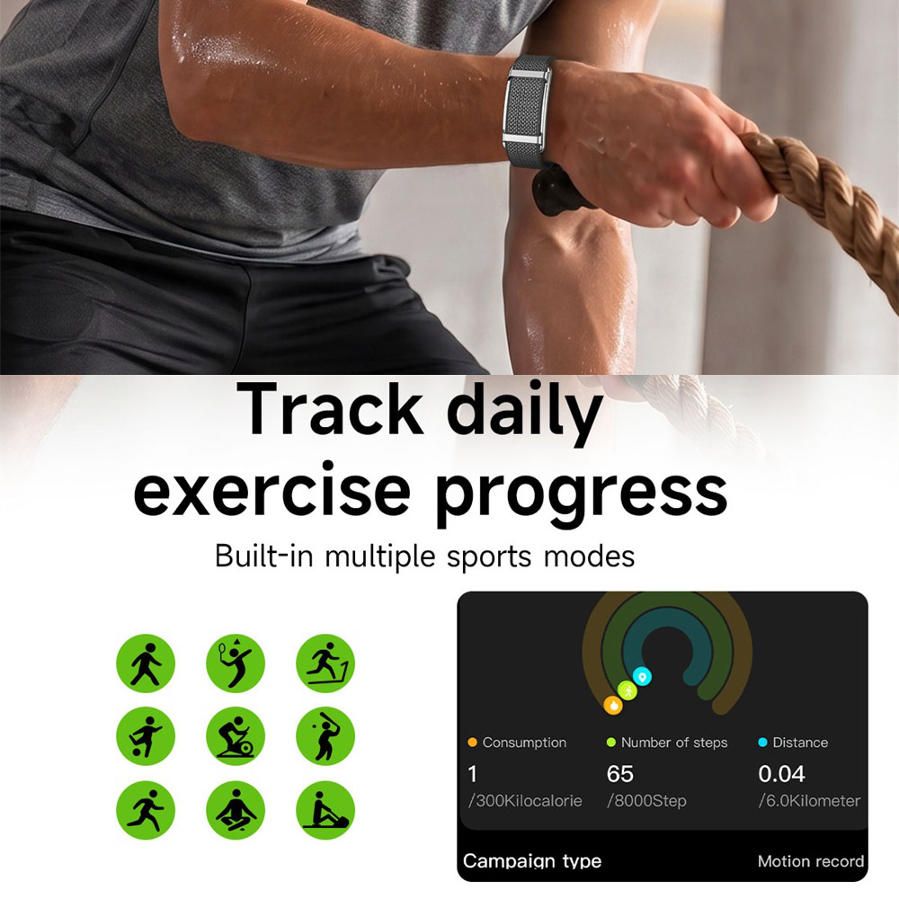 スポーツスマートブレスレット 多種類のスポーツモード 健康保 - Cycling Heart Rate Monitor のレビューと価格